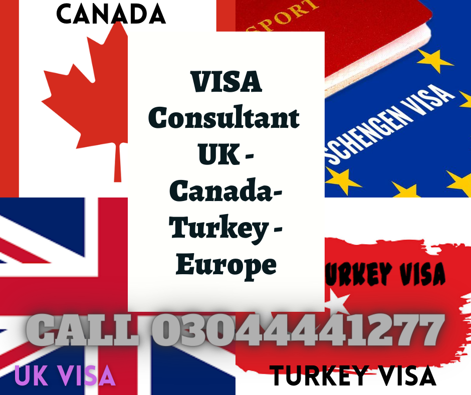 UK Canada USA Australia Turkey Europe Visa Consultant in Islamabad